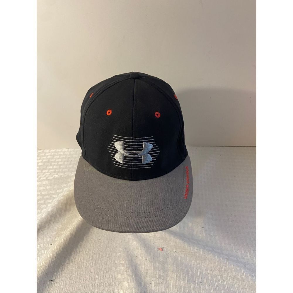 UA Under Armour hat Gray Red  L/XL #96510 Golf‎